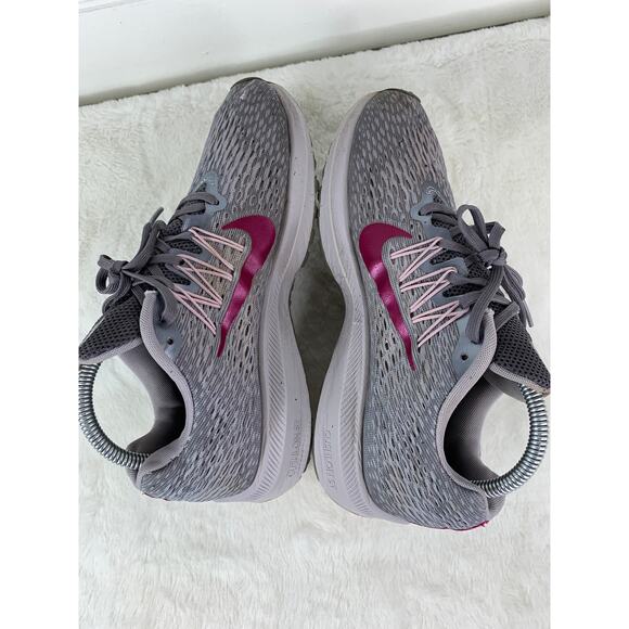Nike Zoom Winflo 5 Women's Running Shoes Gray Purple Athletic Sneakers Size 8.5 - Picture 4 of 8